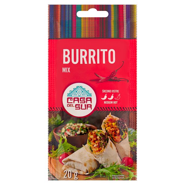 Casa del Sur Mieszanka przypraw do burrito 20 g