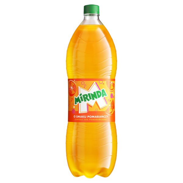 Mirinda Napój gazowany o smaku pomarańczy 2 l
