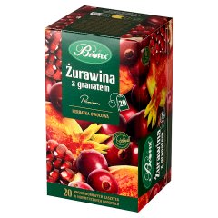 Bifix Premium Herbatka owocowa żurawina z granatem 40 g (20 x 2 g)