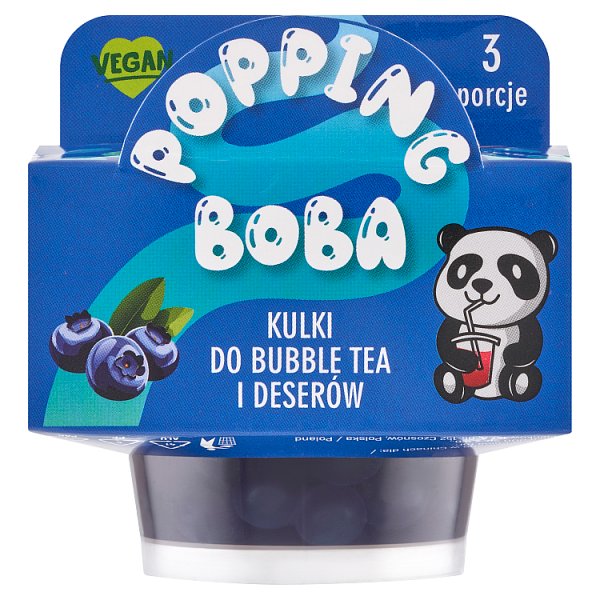 Popping Boba Kulki do bubble tea i deserów z sokiem z jagód 130 g