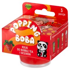 Popping Boba Kulki do bubble tea i deserów z sokiem z truskawki 130 g