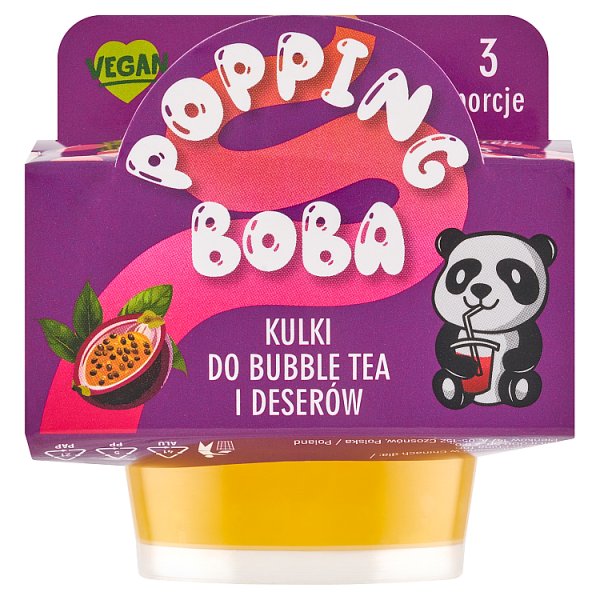 Popping Boba Kulki do bubble tea i deserów z sokiem z marakui 130 g