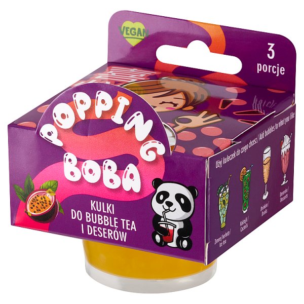 Popping Boba Kulki do bubble tea i deserów z sokiem z marakui 130 g