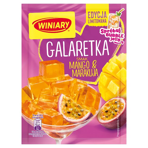 Winiary Galaretka smak mango &amp; marakuja 47 g
