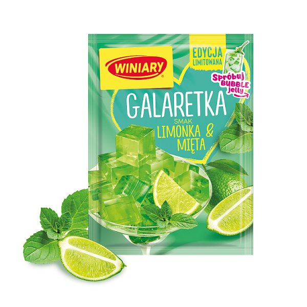 Winiary Galaretka smak limonka &amp; mięta 47 g