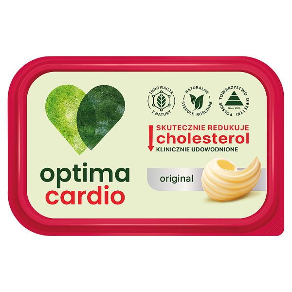 Optima Cardio Original Tłuszcz roślinny do smarowania z dodatkiem steroli roślinnych 225 g