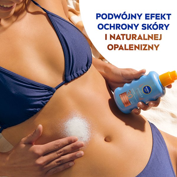 Nivea SUN Balsam do opalania w spray&#039;u aktywujący naturalną opaleniznę SPF 30 Protect &amp; Bronze 200ml