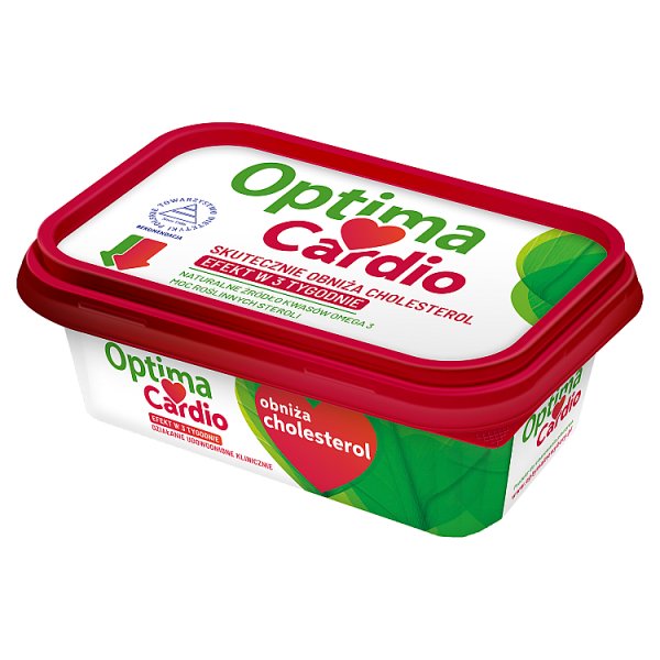 Optima Cardio Margaryna roślinna z dodatkiem steroli roślinnych 225 g