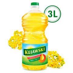 Kujawski Olej rzepakowy z pierwszego tłoczenia 3 l