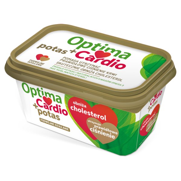 Optima Cardio potas+ Margaryna z dodatkiem steroli roślinnych 400 g