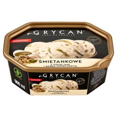 Grycan Lody śmietankowe z pistacjami i sosem pistacjowym 900 ml