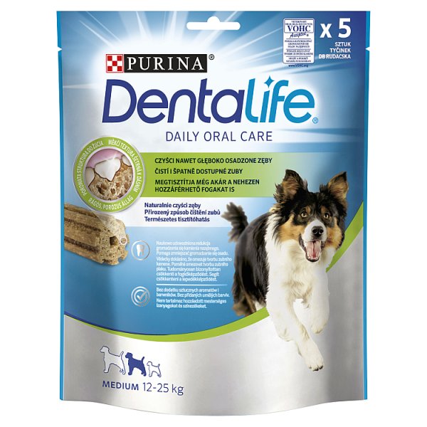 Dentalife Uzupełniająca karma dla dorosłych psów dla ras średniej wielkości 115 g (5 sztuk)
