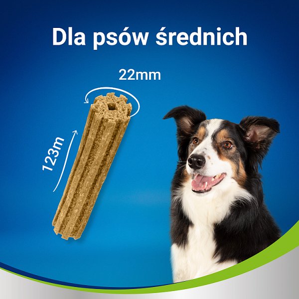 Dentalife Uzupełniająca karma dla dorosłych psów dla ras średniej wielkości 115 g (5 sztuk)