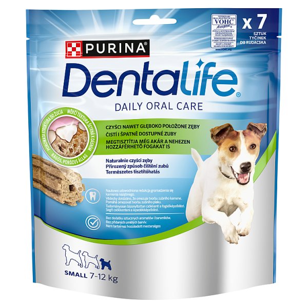 Dentalife Uzupełniająca karma dla dorosłych psów dla małych ras 115 g (7 sztuk)