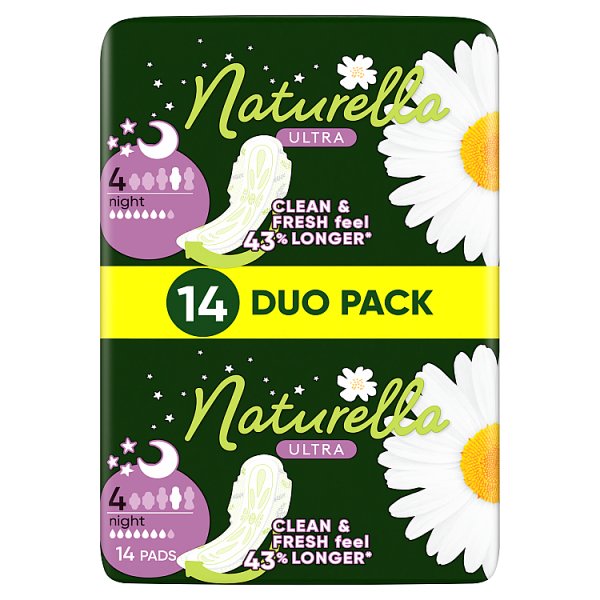 Naturella Ultra Night rozmiar 4 Podpaski ze skrzydełkami, × 14