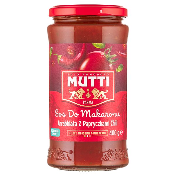 Mutti Sos do makaronu Arrabbiata z papryczkami chili 400 g