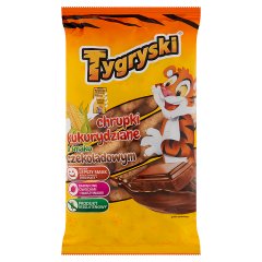 Tygryski Chrupki kukurydziane o smaku czekoladowym 70 g