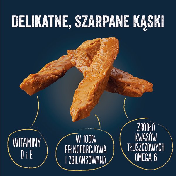 Felix Tasty Shreds Karma dla dorosłych kotów rybne smaki w sosie 320 g (4 x 80 g)
