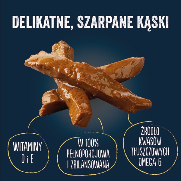 Felix Tasty Shreds Karma dla dorosłych kotów wiejskie smaki w sosie 320 g (4 x 80 g)