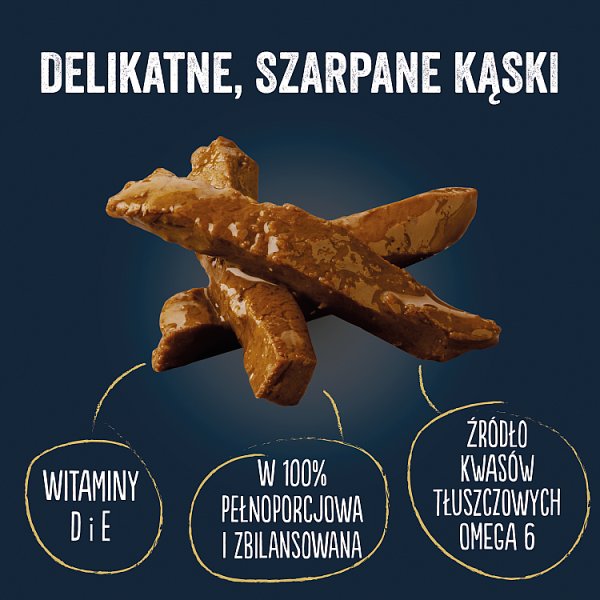 Felix Tasty Shreds Karma dla dorosłych kotów wiejskie smaki w sosie 320 g (4 x 80 g)