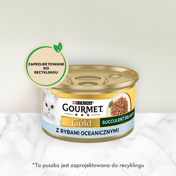 Gourmet Gold Karma dla kotów z rybą 85 g
