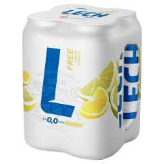 Lech Free Piwo bezalkoholowe o smaku yuzu i pomelo 2 l (4 x 0,5 l)