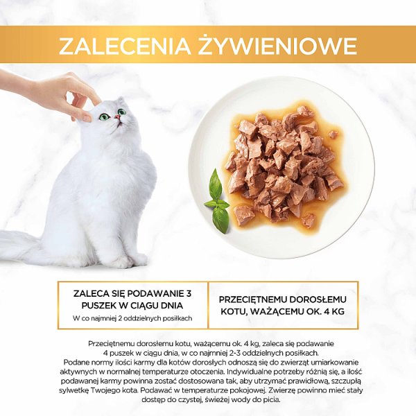 Gourmet Gold Karma dla kotów kawałki w smakowitym sosie z kurczakiem 85 g