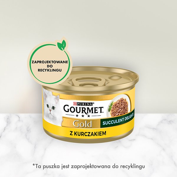 Gourmet Gold Karma dla kotów z kurczakiem 85 g