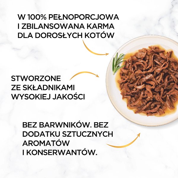 Gourmet Gold Karma dla kotów z wołowiną 85 g