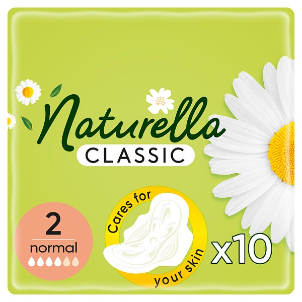 Naturella Classic Normal Camomile Podpaski ze skrzydełkami x10