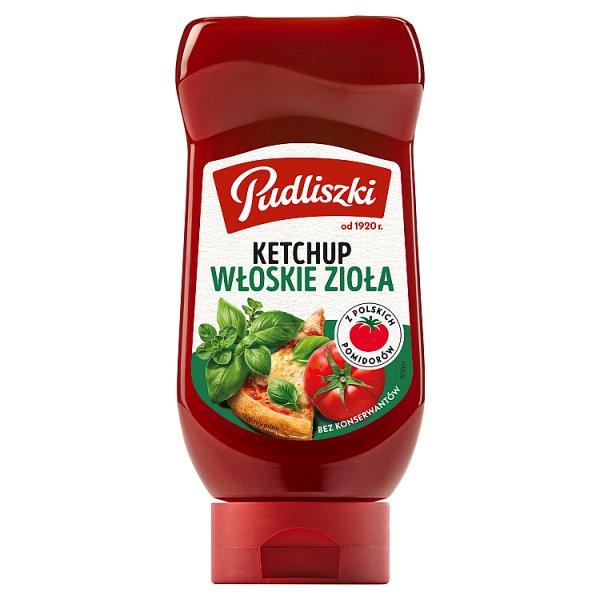 Pudliszki Ketchup włoskie zioła 470 g