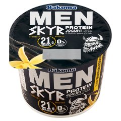 Bakoma Men Jogurt kremowy typu skyr o smaku waniliowym 300 g