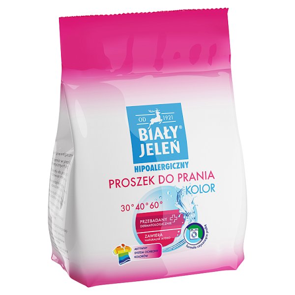 Biały Jeleń Hipoalergiczny proszek do prania kolor 1,5 kg