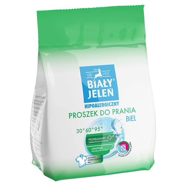 Biały Jeleń Hipoalergiczny proszek do prania biel 1,5 kg