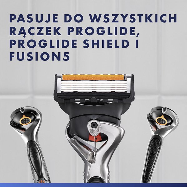 Gillette ProGlide Wkłady wymienne z 5 ostrzami i precyzyjnym trymerem