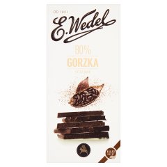 E. Wedel Czekolada gorzka 80 % 100 g