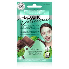 Look Delicious Wygładzająca maseczka do twarzy z naturalnym peelingiem