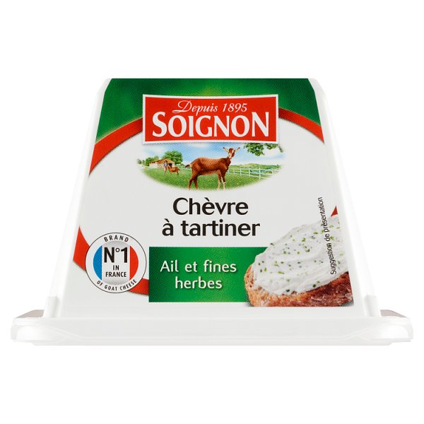 Soignon Ser twarogowy do smarowania czosnek i zioła 140 g