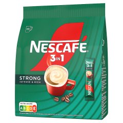Nescafé 3in1 Strong Rozpuszczalny napój kawowy 160 g (10 x 16 g)