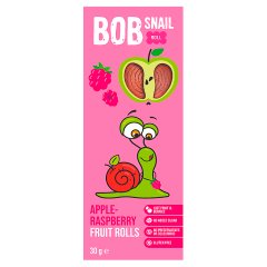 Bob Snail Przekąski jabłkowo - malinowe 30 g