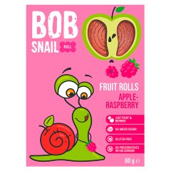 Bob Snail Przekąski jabłkowo - malinowe 60 g