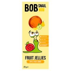 Bob Snail Galaretki jabłko-gruszka-cytryna 27 g