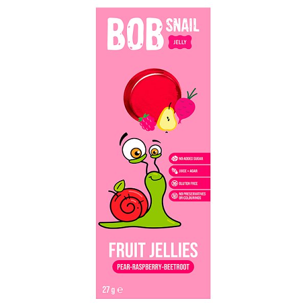Bob Snail Galaretki gruszka-malina-burak 27 g