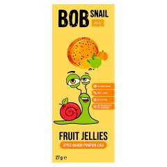 Bob Snail Galaretki jabłko-mango-dynia z nasionami chia 27 g