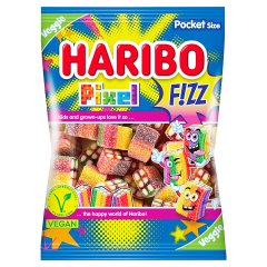 Haribo Pixel Żelki o smaku owocowym kwaśne 80 g