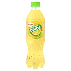 Hortex Gazowany Owoc Napój gazowany smak cytryna 500 ml