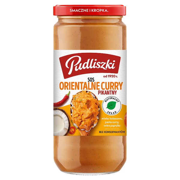 Pudliszki Sos orientalne curry pikantny 480 g