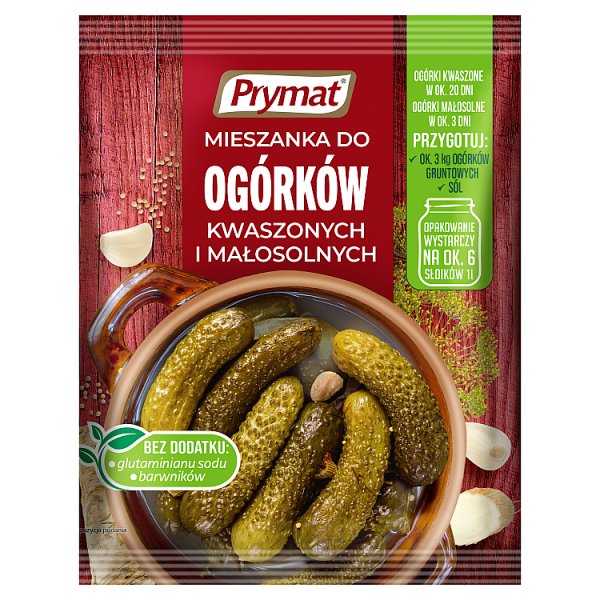 Prymat Mieszanka do ogórków kwaszonych i małosolnych 40 g