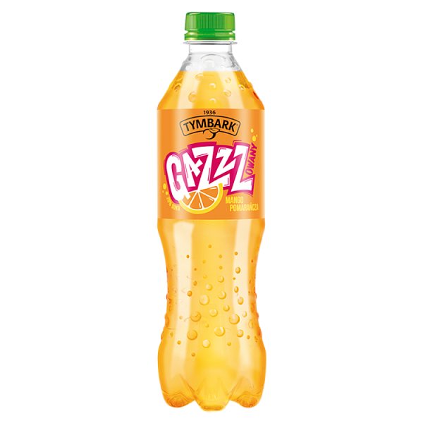 Tymbark Gazzzowany Gazowany napój mango pomarańcza 500 ml