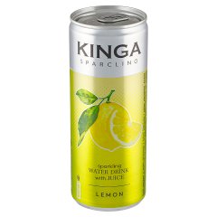 Kinga Sparclino Napój gazowany o smaku cytrynowym 250 ml